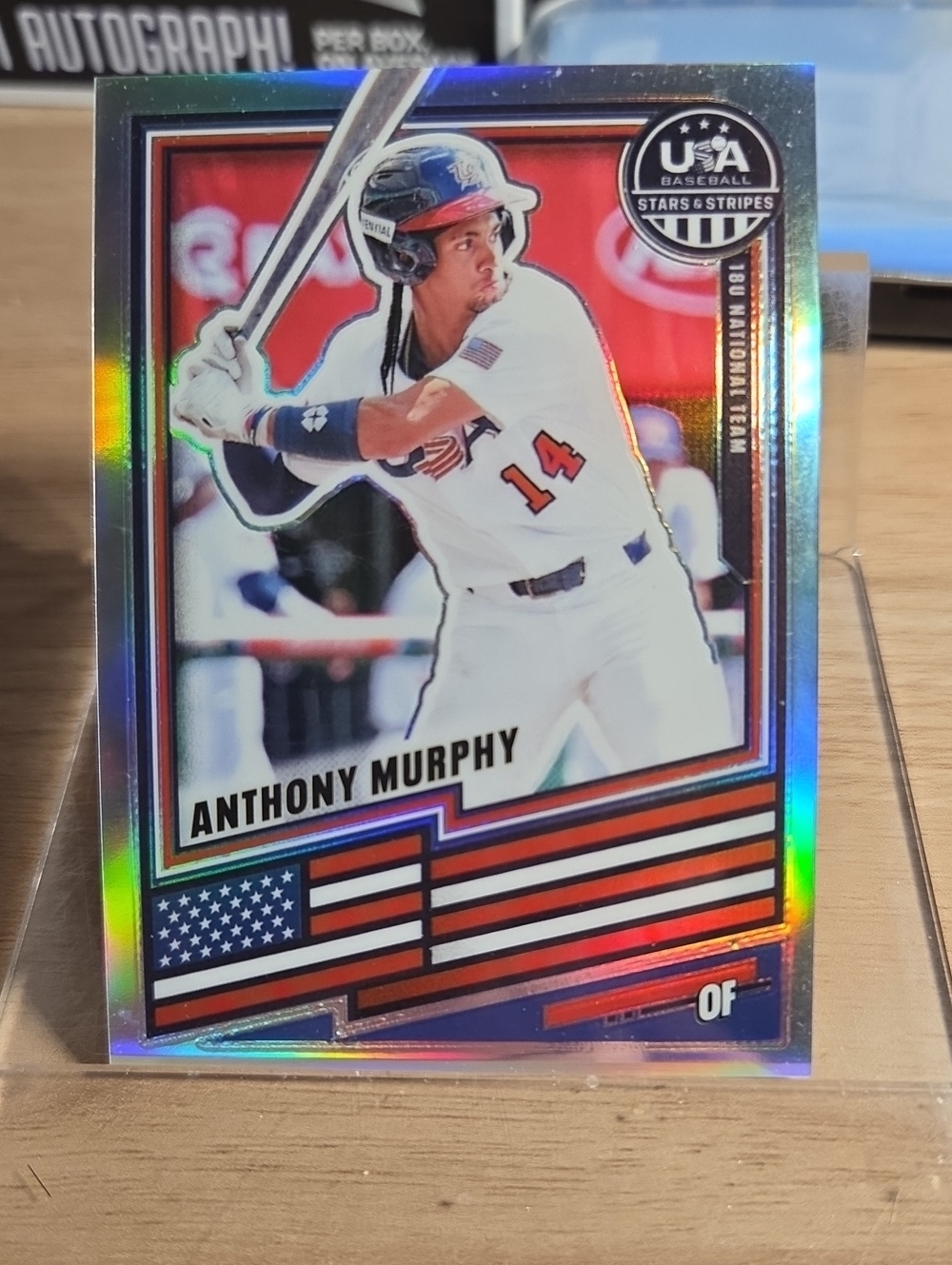 2026 Panini  Stars & Stripes USA Baseball Anthony Murphy Holographic